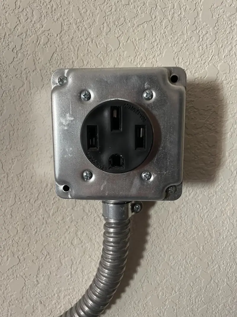 NEMA 14-50 outlet installed for Smart Home Electrical in Breitung